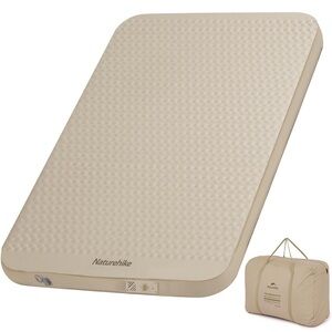 Inflating Sleeping Pad with Built in Electric Pump, Double Foam Camping Mattress